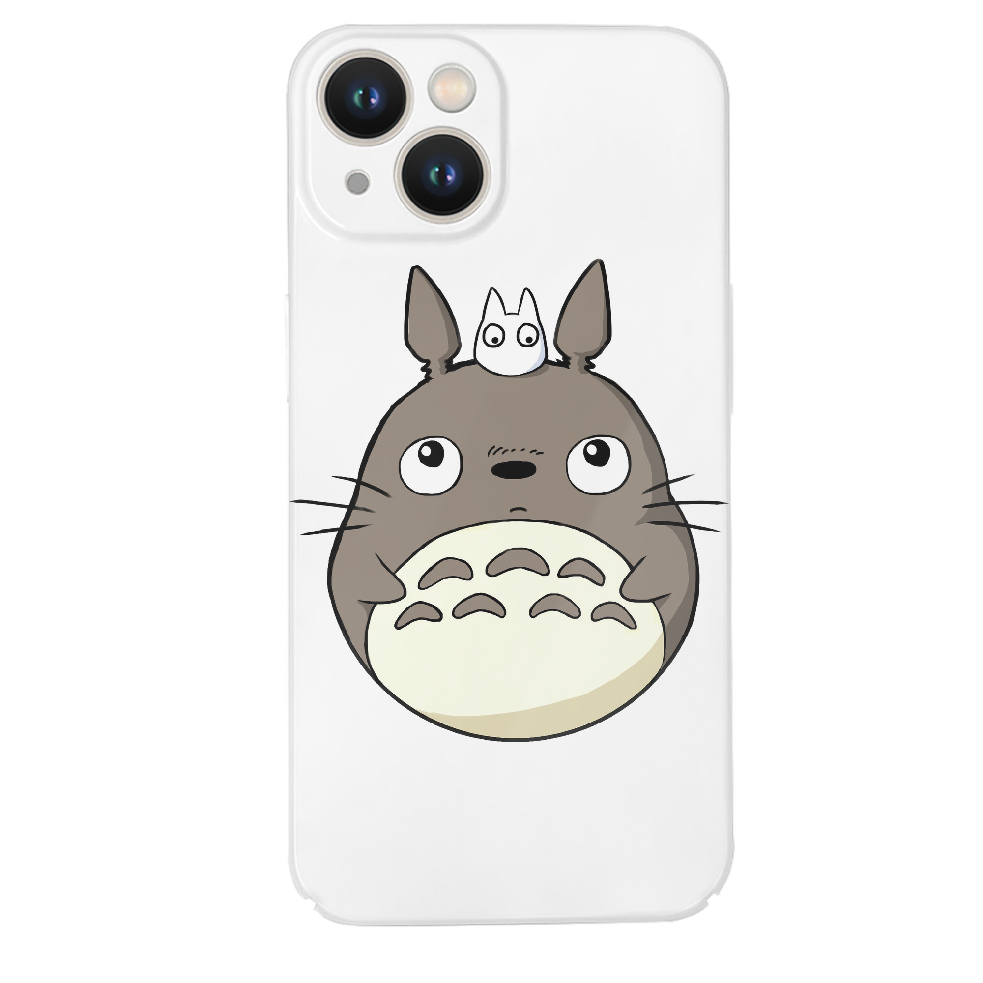 （画像用） となりのトトロ 草壁メイ 草壁サツキ My Neighbor Totoro Satsuki Kusakabe Mei Kusakabe 【iPhone 14シリーズ対応】ハードケース